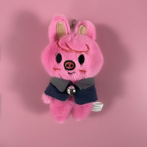 Portachiavi in peluche Quokka Kpop Star Idol con abiti da Accademia di Magia, mini bambola di peluche a forma di cartone animato, ciondoli per borsa - Product Image 6