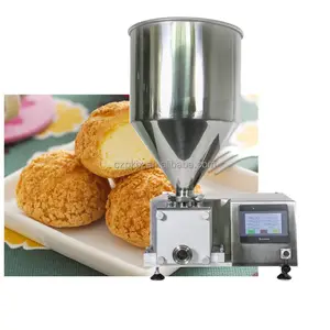 Automatic cream injector cake filling machine table model various fillings jam injecting cake maker