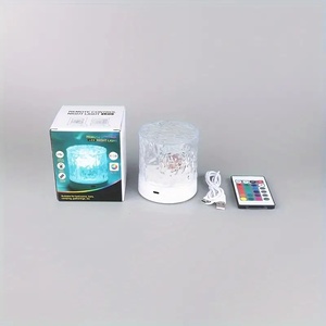 Bán Buôn Xách Tay Đầy Màu Sắc Trang Trí Nội Thất Đèn Pha Lê Rose Ánh Sáng Ban Đêm Điều Khiển Từ Xa LED Đèn Pha Lê Trang Trí Phòng Ngủ Ánh Sáng - Product Image 6