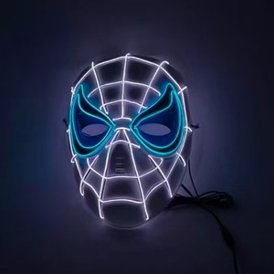 Maschere LED di <span class=keywords><strong>Spiderman</strong></span> e Iron Man per Feste di Halloween, Accessori per Costumi - Product Image 6