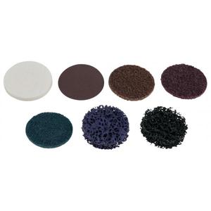 KS TOOLS-515,5081 Almohadillas de molienda, Ø 50mm, lana de fregado (10 uds)-EAN 4042146548318 ABRASIVOS - Product Image 1