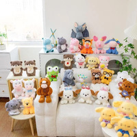Vente en gros de jouets de machine à griffes de 8 pouces, jouets en peluche personnalisés, bon marché, de haute qualité, mini jouets en peluche, cadeaux, jouets en peluche