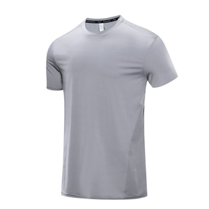 T-shirt riflettente a secco fresca da uomo con stampa atletica sportiva all'ingrosso per Fitness estivo ad asciugatura rapida - Product Image 6