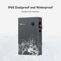 Batterie de stockage solaire optimisée 51,2 V 314 Ah avec interface tactile intégrée, 16 unités en parallèle pour la sauvegarde industrielle