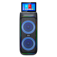 Penjualan Terbaik 2025 pengeras suara Karaoke 8 "* 2 Woofers Tweeter 100W layar sentuh sistem Android WIFI/BT/TF/USB/FM
