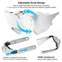 Accessoires de serre-tête réglables pour casque Meta Quest 3 VR