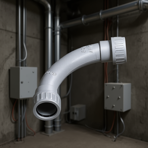 ข้อต่อท่อร้อยสายแบบโค้งงอขนาดเล็ก สีเทา รุ่น Rk Ip65 ขนาด 25 มม. Eccs25 - Product Image 3