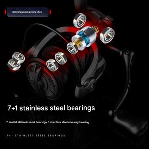 بكرات صيد دوارة رخيصة من المورد بالجملة بسعر الجملة من مصنع البكرات الدوارة للبيع بالتجزئة وخدمة الشحن المباشر للاستخدام باليد اليسرى - Product Image 3