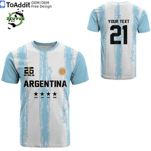 <strong>Argentina</strong> <strong>Away</strong> Men's 2026 World Football T-shirts Quick-dry Breathable Jersey OEM Service Minimum Order 1 Piece Fast Shipping - Product Image 3