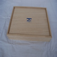 Boîte à bijoux en bois à usage industriel pour emballage cadeau et artisanat