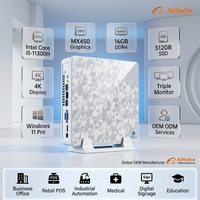 Mini PC Core I5 11300H 16 Go DDR4 512 Go SSD Ordinateur de bureau compact pour entreprise OEM ODM Factory