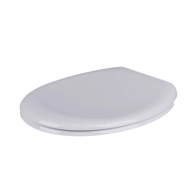 European anti-bacterial bathroom ceramic feeling toilet sit covers white luxury urea toilet seat