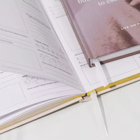 Carnet A5 personnalisé avec couverture rigide en PP et estampage à chaud doré, papeterie cadeau personnalisée, logo sur mesure, journaux et agendas pour étudiants