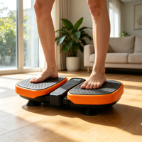 Mini plateforme vibrante sans fil pour le remodelage corporel, la tonification et le bien-être, machine de fitness pour le corps entier