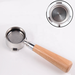 Portafiltro sin fondo para <span class=keywords><strong>cafetera</strong></span> <span class=keywords><strong>Delonghi</strong></span> EC680/EC685, <span class=keywords><strong>filtro</strong></span> de 51 mm, cesta de <span class=keywords><strong>filtro</strong></span> de repuesto de acero inoxidable, accesorios para café - Product Image 3