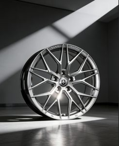 Nuevas llantas de aleación de aluminio 16X7.0 compactas/mediana para coches franceses, diseño multirradio, con recubrimiento plateado electrochapado, construcción de fundición 3. - Product Image 3