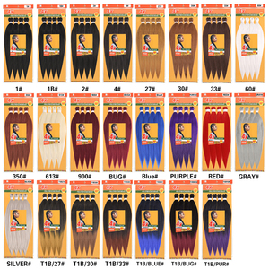 Perruque Dreadlock <span class=keywords><strong>Africaine</strong></span> Transfrontalière 4X Cheveux à Tresser Pré-étirés Fibre Haute Température Double Trame Faite à la Machine EZ-4SUIT - Product Image 5