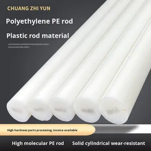 Aşınmaya dayanıklı malzeme yüksek yoğunluklu polietilen beyaz HDPE çubuk - Product Image 5