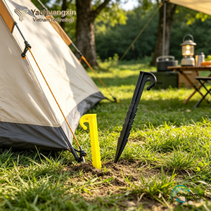 YACHUANGXIN VIETNAM Industrial Grade Tent Peg Plastic 14.5cm Outdoor <b>Canopy</b> Windproof Fixing 5.5-inch Serrated Nail All Seasons - Product Image 6
