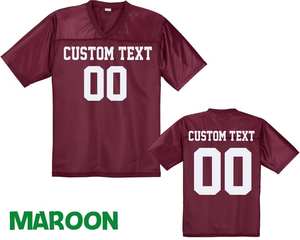 Maillot de football américain pour hommes et femmes personnalisé vierge nouveau design avec impression par sublimation en gros - Product Image 3