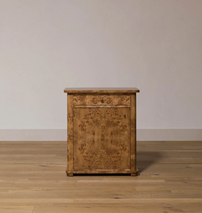 Mesita de Noche Moderna de Lujo en Madera Maciza con Chapa de Madera, Mueble Duradero <span class=keywords><strong>para</strong></span> Dormitorio - Product Image 1