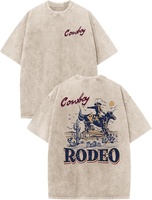 Camiseta Retro de Alta Calidad con Lavado Ácido para Hombre, Logotipo Personalizado, Algodón Grueso de 260 g/m², Corte Cuadrado, Estilo Vintage, Streetwear