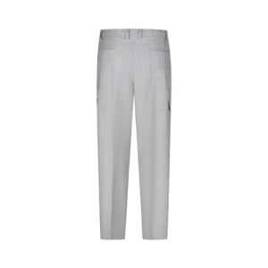 Ensemble coordonné pour <span class=keywords><strong>homme</strong></span>, style smart casual, motif <span class=keywords><strong>pied</strong></span>-<span class=keywords><strong>de</strong></span>-<span class=keywords><strong>poule</strong></span>, veste <span class=keywords><strong>surchemise</strong></span> grise et pantalon cintré, deux pièces - Product Image 4