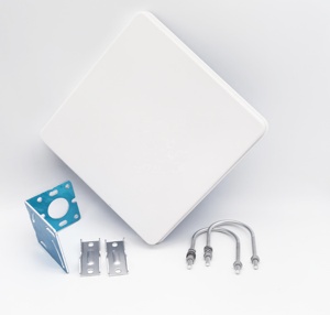 Antena <span class=keywords><strong>Plana</strong></span> de Panel de Alta Ganancia de Doble Banda Personalizada para Exteriores de 2.4/5.8GHz, Material ABS, 21x21cm, Clasificación IP67 para Aplicaciones <span class=keywords><strong>5G</strong></span> MIMO - Product Image 2
