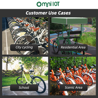 Omni Sans Fil QR Code NFC Vélo Électrique Partagé Application BLE Télécommandée GPS Verrou Intelligent de Vélo de Partage