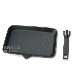 <span class=keywords><strong>Plaque</strong></span> de cuisson rectangulaire en fonte pré-assaisonnée avec poignée <span class=keywords><strong>amovible</strong></span> et compatible <span class=keywords><strong>induction</strong></span> - Product Image 3