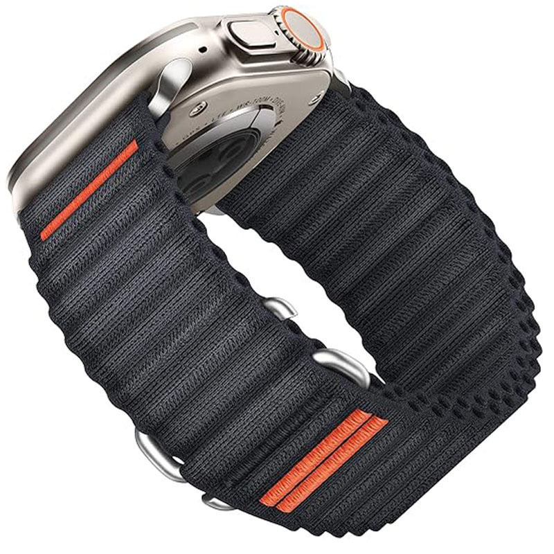 Ультра2 широкий гофрированный внедорожный тканый ремешок для Apple Watch Smart Watch Band для Apple IWatch Series 9 10