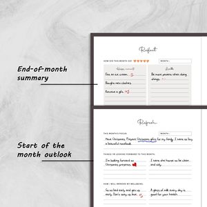 Cá nhân A5 tự chăm sóc tâm trạng Tạp Chí Vải giấy bìa cứng cảm xúc nhận thức kế hoạch Máy Tính Xách Tay Chủ Đề may cho tất cả mọi người - Product Image 3