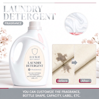 Lessive liquide en vrac personnalisée Left Loop Pearl Grey, lessive en poudre, capsules de lessive, produits de lavage, parfum et senteur