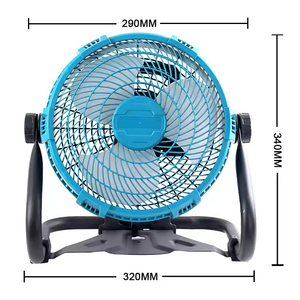 Ventilateur de camping industriel Bilixo de qualité DIY, 12 pouces, multifonction, 20V, sur batterie ou filaire, portable pour la maison/la voiture, 500CFM 90MPH 5.0AH - Vente Flash - Product Image 4