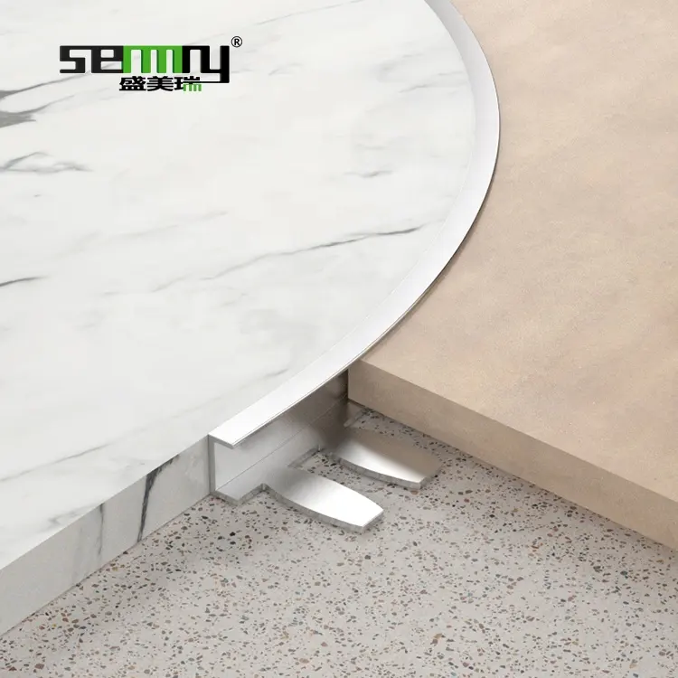 Free Sample Wall Panel Metal trim Aluminum Bendable Metal Strips Flexible Tile Trim