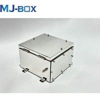 Boîte de jonction IP66 à vis avec plaque arrière en acier inoxydable 304 316L étanche entièrement soudé