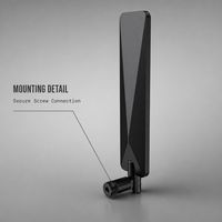 Antenne WiFi externe 2.4G 5.8G IP67 avec connecteur à vis, puissance d'entrée 50W pour équipement sans fil