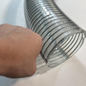 <span class=keywords><strong>Tuyau</strong></span> flexible <span class=keywords><strong>en</strong></span> PVC transparent haute pression de 1-1/2 pouce avec armature <span class=keywords><strong>en</strong></span> fil d'acier pour eau et vide - Product Image 2