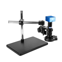 MSD411-4KV2 4K Digital Industrial Microscope with Long Arm Stand for PCB, Electronics and Precision Component Inspection