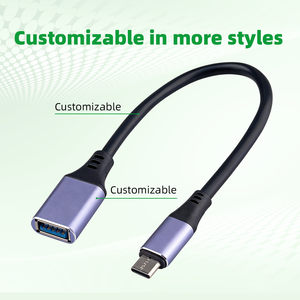 Wigstar USB 3.0 OTG Type-C อะแดปเตอร์สายเคเบิล5Gbps ตัวนำทองแดงบริสุทธิ์ชาร์จเร็ว - Product Image 2