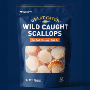 <span class=keywords><strong>Prix</strong></span> d'usine Sac d'emballage de fruits de mer en mylar transparent écologique Ziplock givré refermable recyclable pour les fruits de mer et le lait - Product Image 4