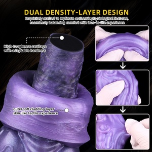 YOCY Fantasy Dog <b>Dildo</b> Knot Sex Toys,Animal <b>Dildo</b> Wolf <b>Dildo</b> Adult Toys 9'',Textured Monster <b>Dildo</b> Knotted <b>Dildo</b> for Anal G Spot - Product Image 4