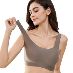 制造定制隐形女性胸罩小最小起订量低价大尺寸胸罩女性无缝胸罩