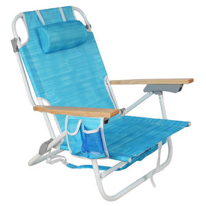 كرسي شاطئ قابل للطي من الألومنيوم من كيجي، كرسي استرخاء محمول مع مسند للذراعين للاستخدام على الشاطئ - Product Image 2