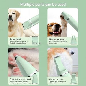 Tondeuse Électrique pour Chien en Acier Inoxydable Écologique, Rechargeable sur Batterie, Silencieuse, Kit de Toilettage Complet Portable - Product Image 3