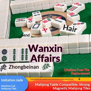 Melamine Mahjong Full-Automatic Machine <b>Dedicated</b> Magnetic Chess <b>Card</b> Room Household Large Font Aluminum Box Jade Mahjong Electr - Product Image 5