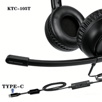 Casque filaire Type-C supra-auriculaire, microphone à réduction de bruit ENC, casque filaire professionnel pour centre d'appels, bureau, vidéoconférence