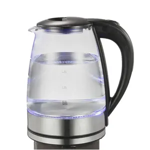 Electric Coffee Kettle New Tea Pot Hot Water Fast Boil Cordless Glass Material 1.8L Tea Maker Machine Electric Glass Kettles