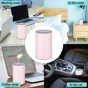 Máy Khuếch Tán Hương Thơm Xe Hơi <span class=keywords><strong>Mini</strong></span> Pod Không Chứa BPA Logo Tùy Chỉnh Màu Hồng Máy Khuếch Tán Máy Phun Sương Hương Liệu Không Thấm Nước Cho Tinh Dầu - Product Image 4