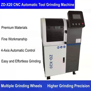 Machine de rectification automatique intelligente 4 axes ZD-X20 pour fraises, modèle ZD-X20S, capable de rectifier les fraises plates et les fraises à queue. - Product Image 5